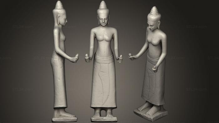 Buddha figurines (Buddha 5, STKBD_0106) 3D models for cnc
